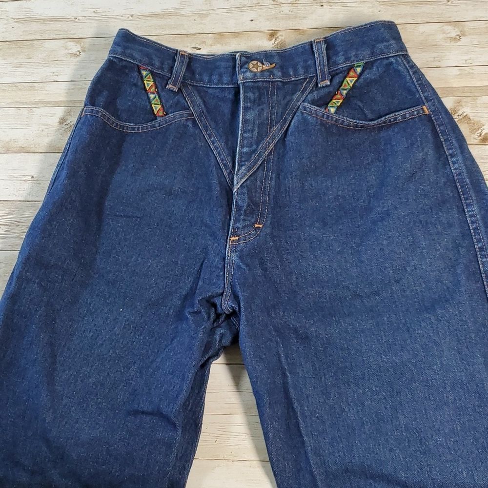 Vintage Ozark Mountain Rockabilly High Waist Mom Jeans Size 9 27" Waist